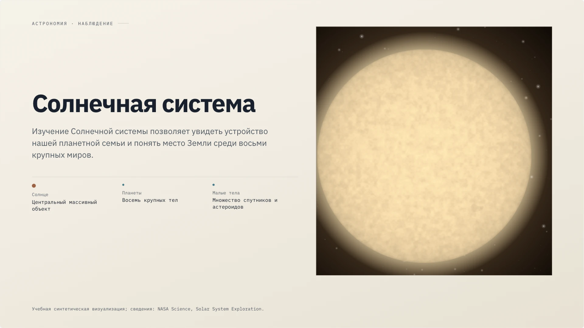 Обложка: Солнечная система