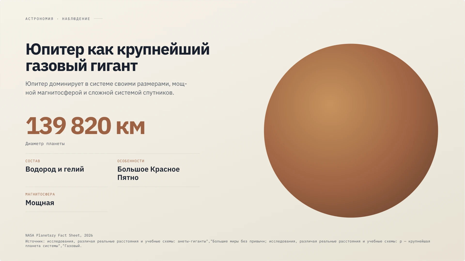 Слайд 12 «Юпитер как крупнейший газовый гигант» из презентации «Солнечная система».