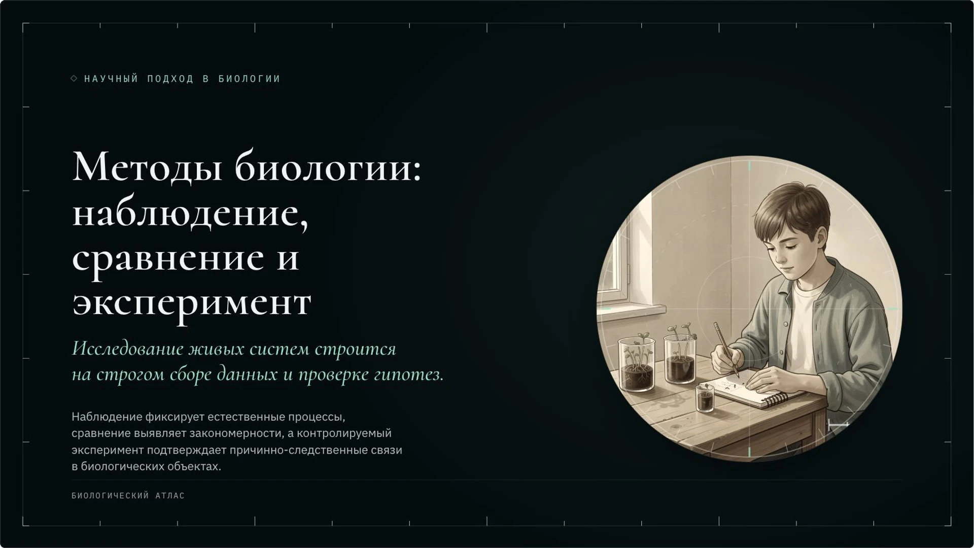 Обложка: Методы биологии: наблюдение, сравнение и эксперимент