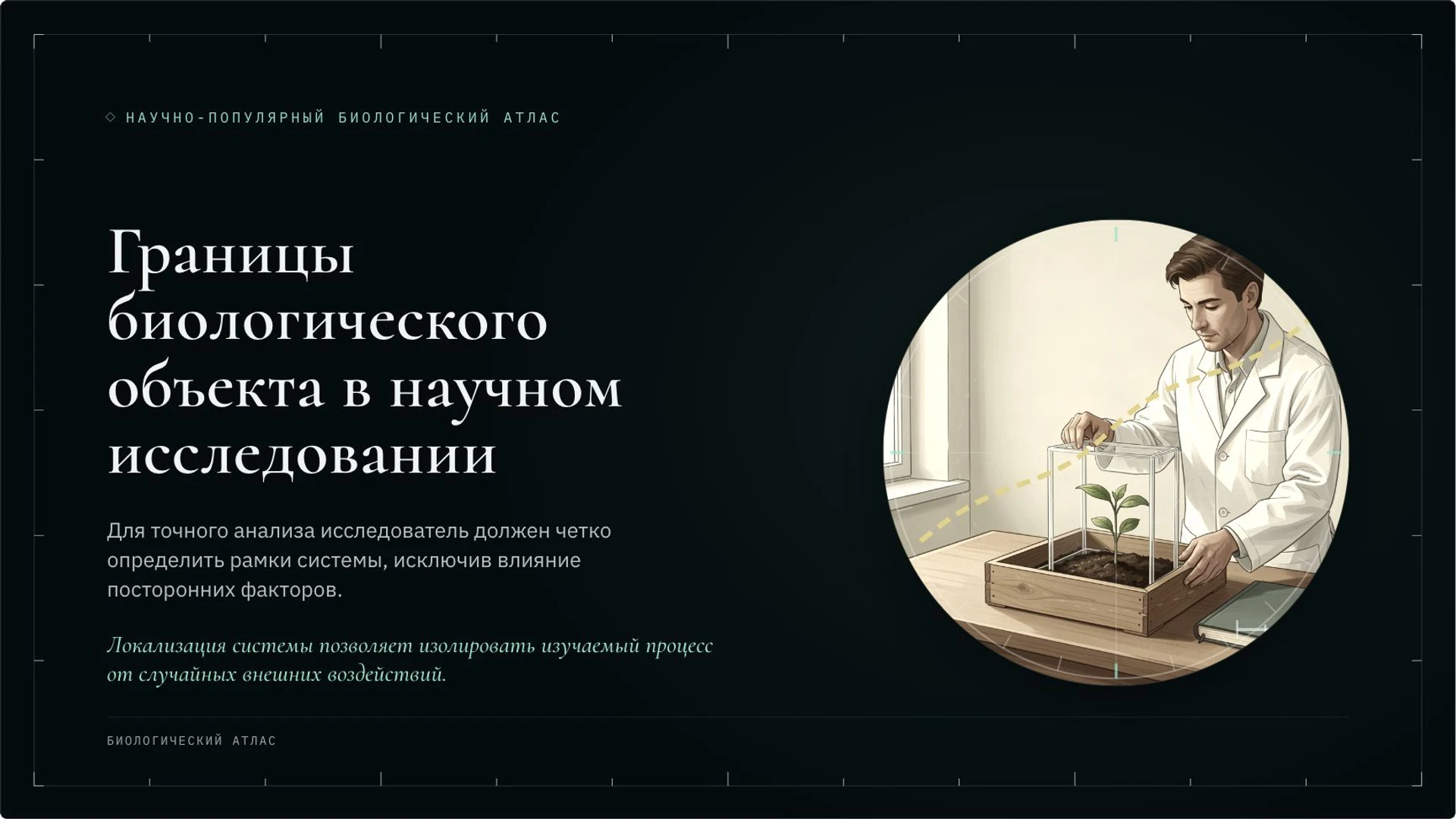 Слайд 3 «Границы биологического объекта в научном исследовании» из презентации «Методы биологии: наблюдение, сравнение и эксперимент».