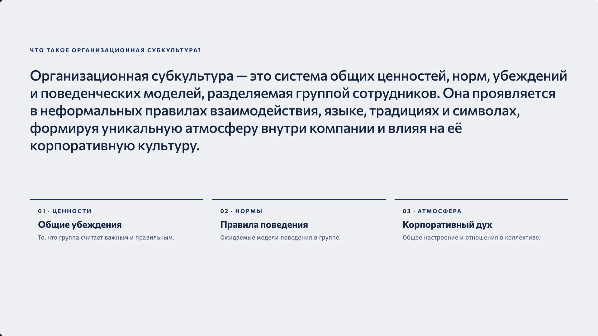 Слайд 2 «Что такое организационная субкультура?» из презентации «Субкультуры в организации».