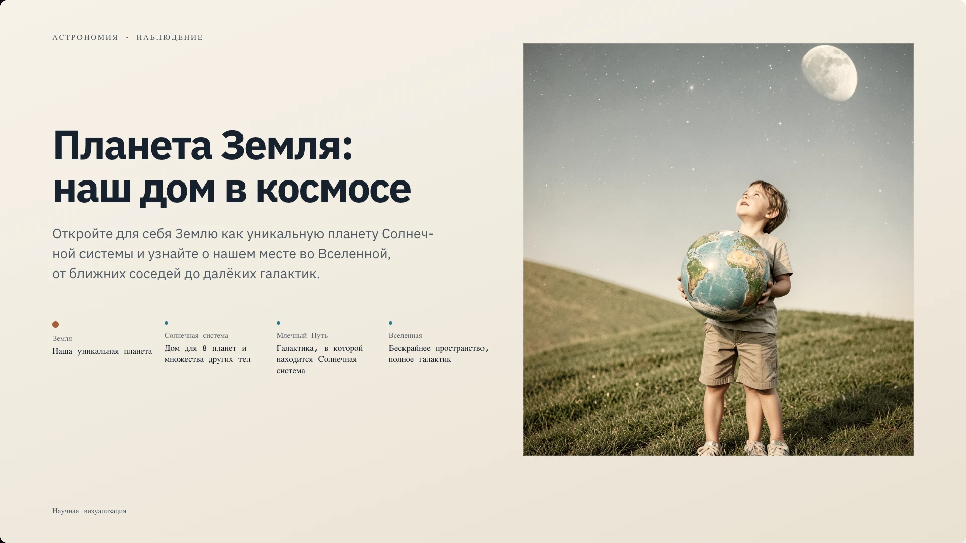 Обложка: Планета Земля: наш дом в космосе