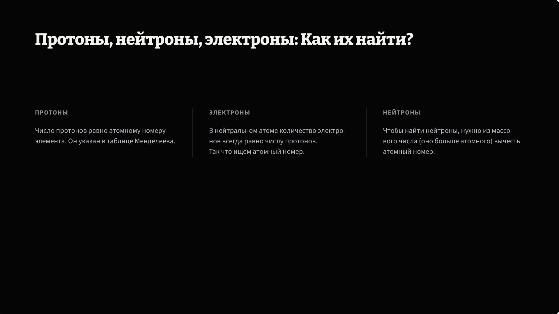 Слайд 6 «Протоны, нейтроны, электроны: Как их найти?» из презентации «Атом: строение и модели».