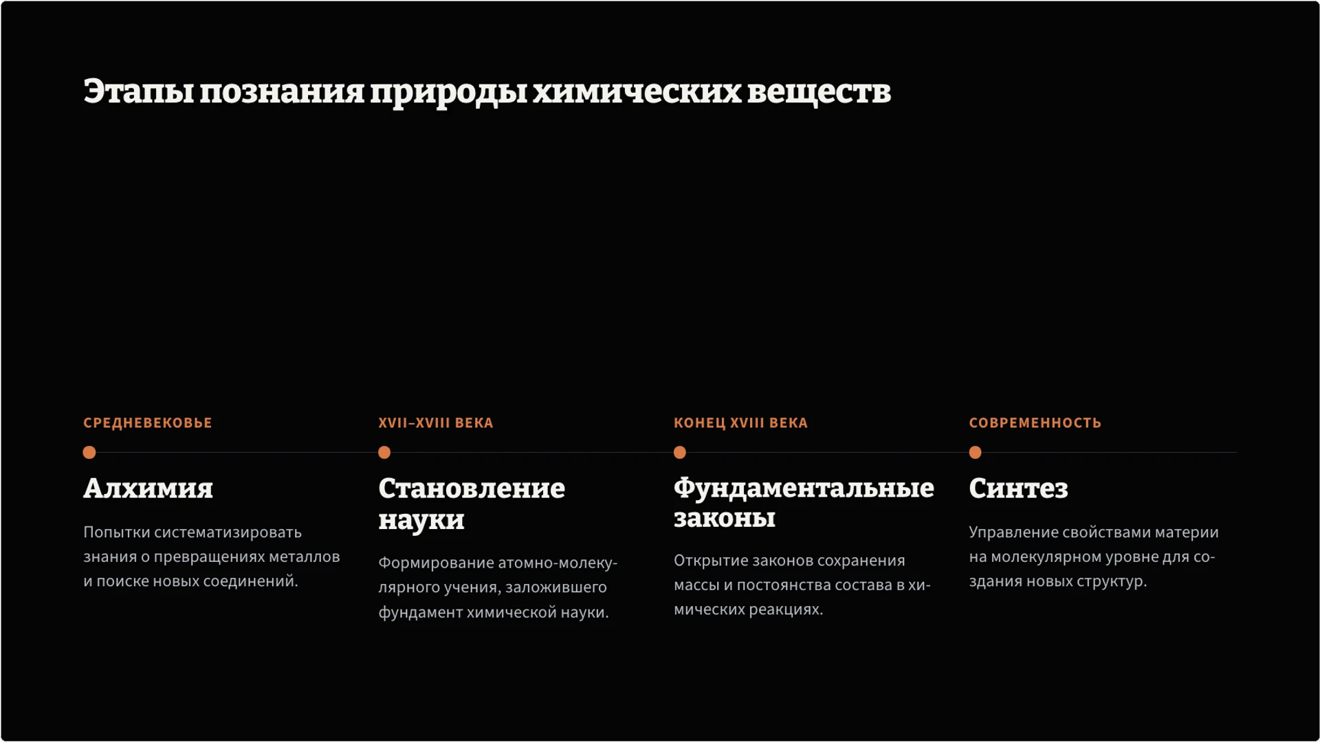 Слайд 9 «Этапы познания природы химических веществ» из презентации «Вещества: состав, свойства и превращения».