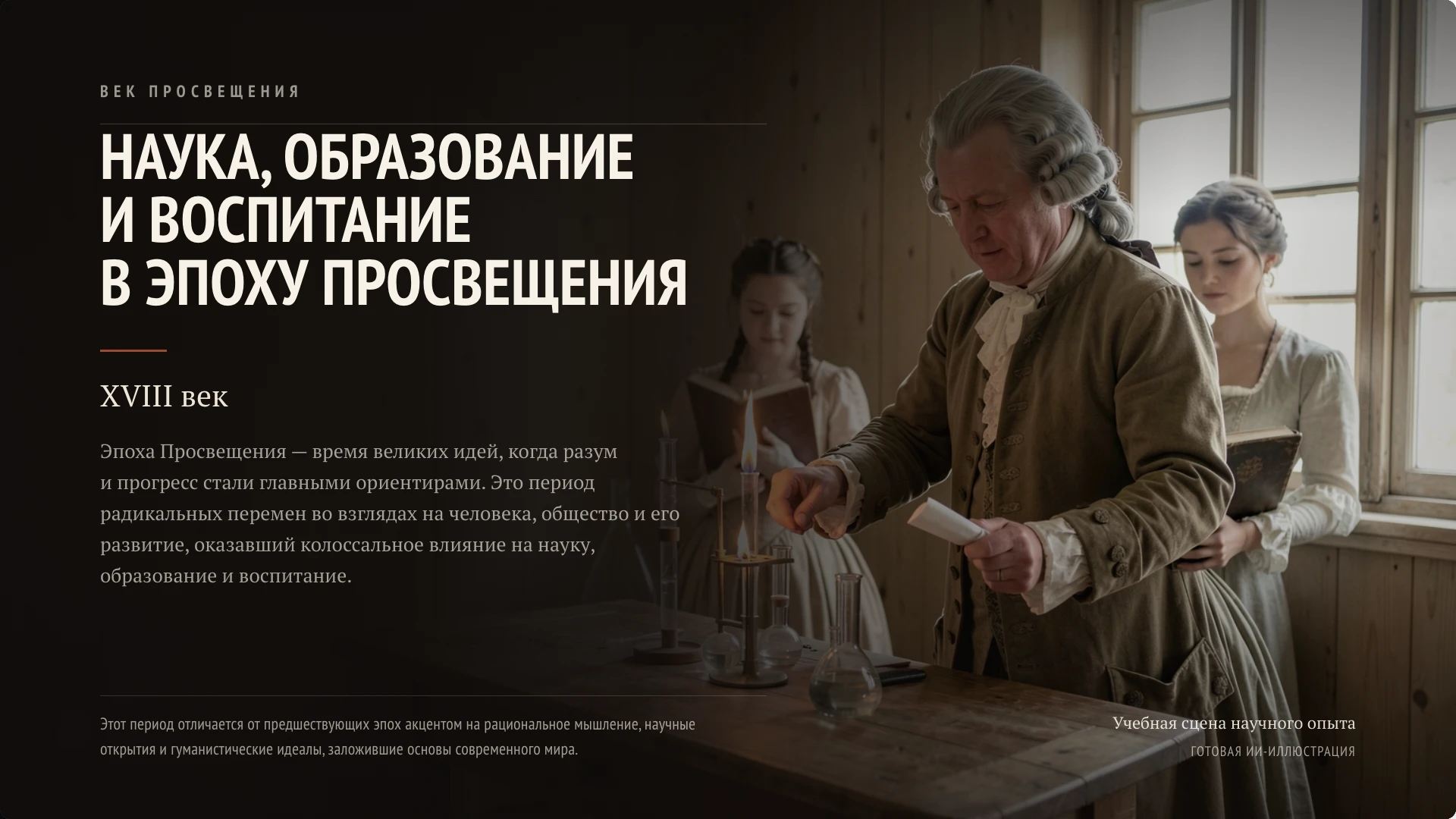 Обложка: Эпоха Просвещения: наука, образование и воспитание