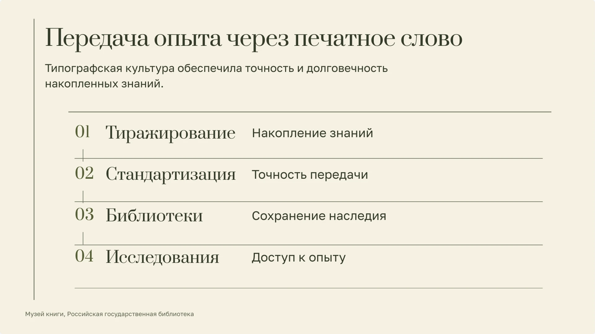 Слайд 9 «Передача опыта через печатное слово» из презентации «История книги: от рукописи к цифровому чтению».