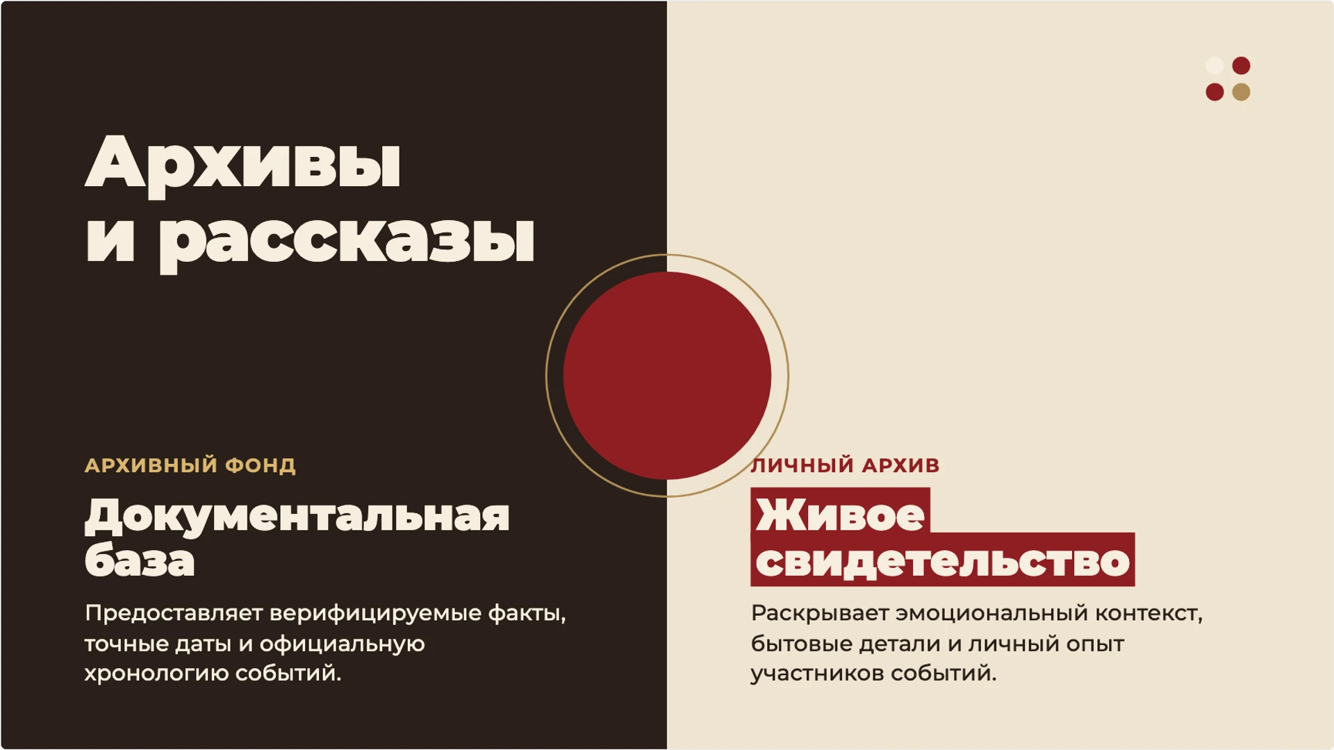 Слайд 4 «Архивы и рассказы» из презентации «Как изучать историю родного края».