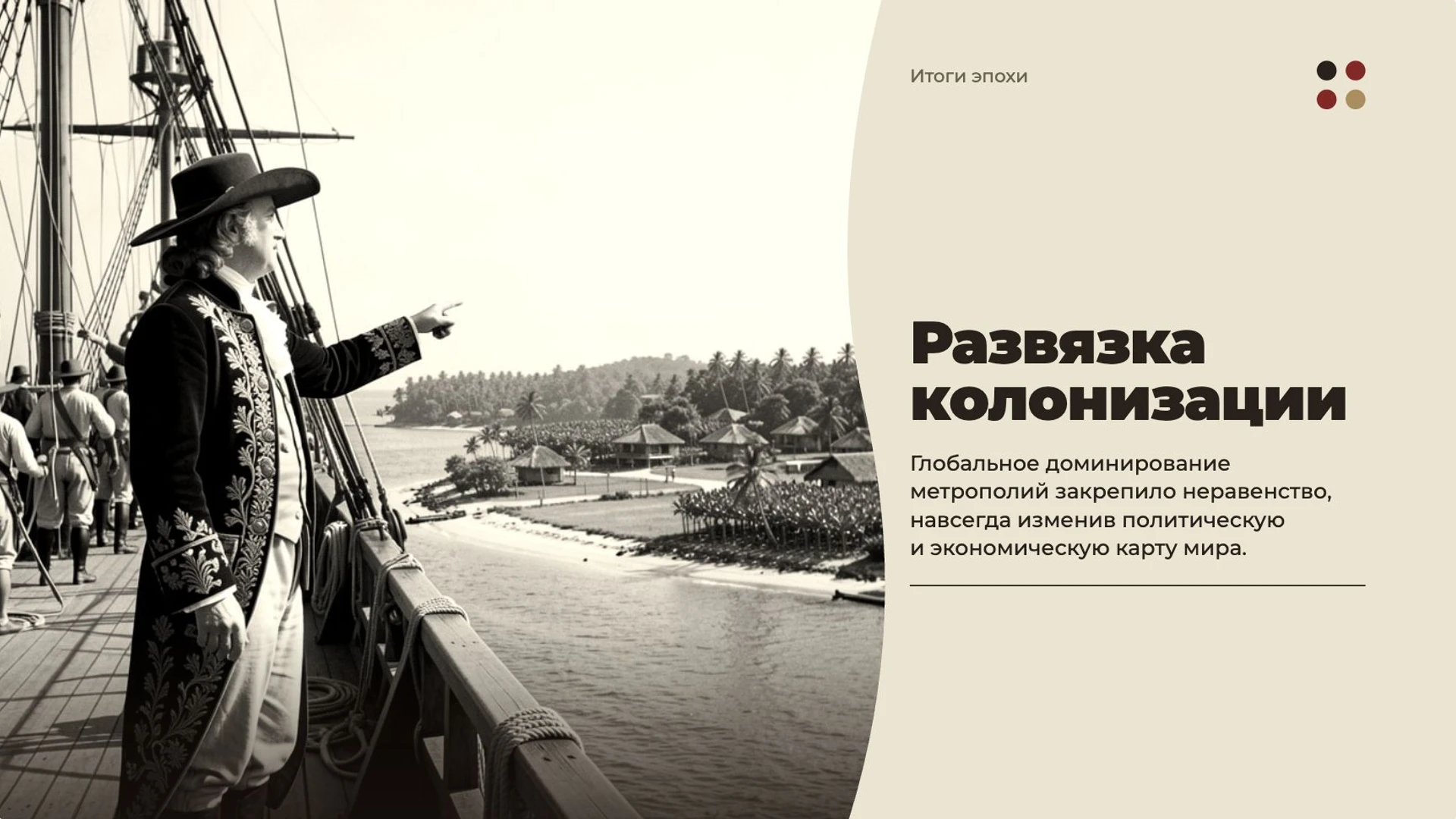 Слайд 8 «Развязка колонизации» из презентации «Колониальные империи раннего Нового времени».