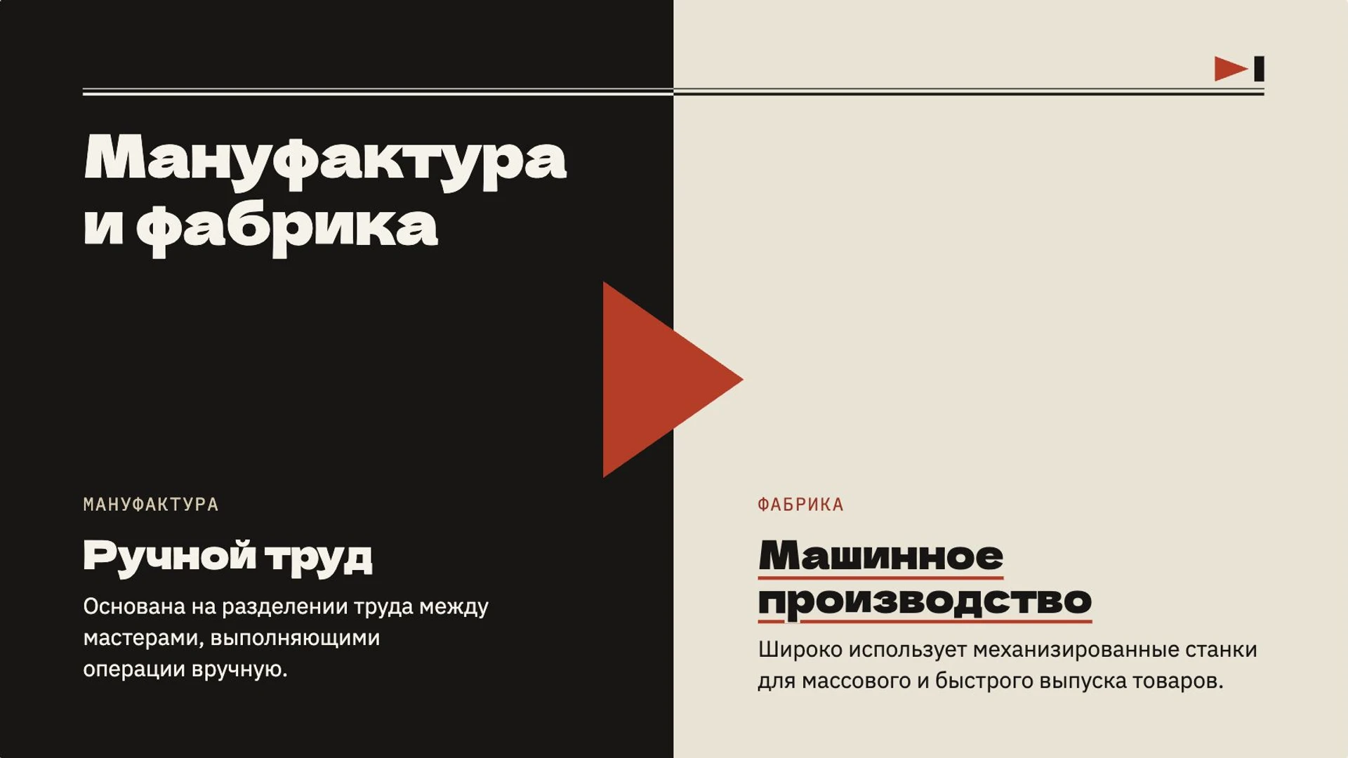 Слайд 4 «Мануфактура и фабрика» из презентации «Промышленная революция: экономика делает решающий рывок».