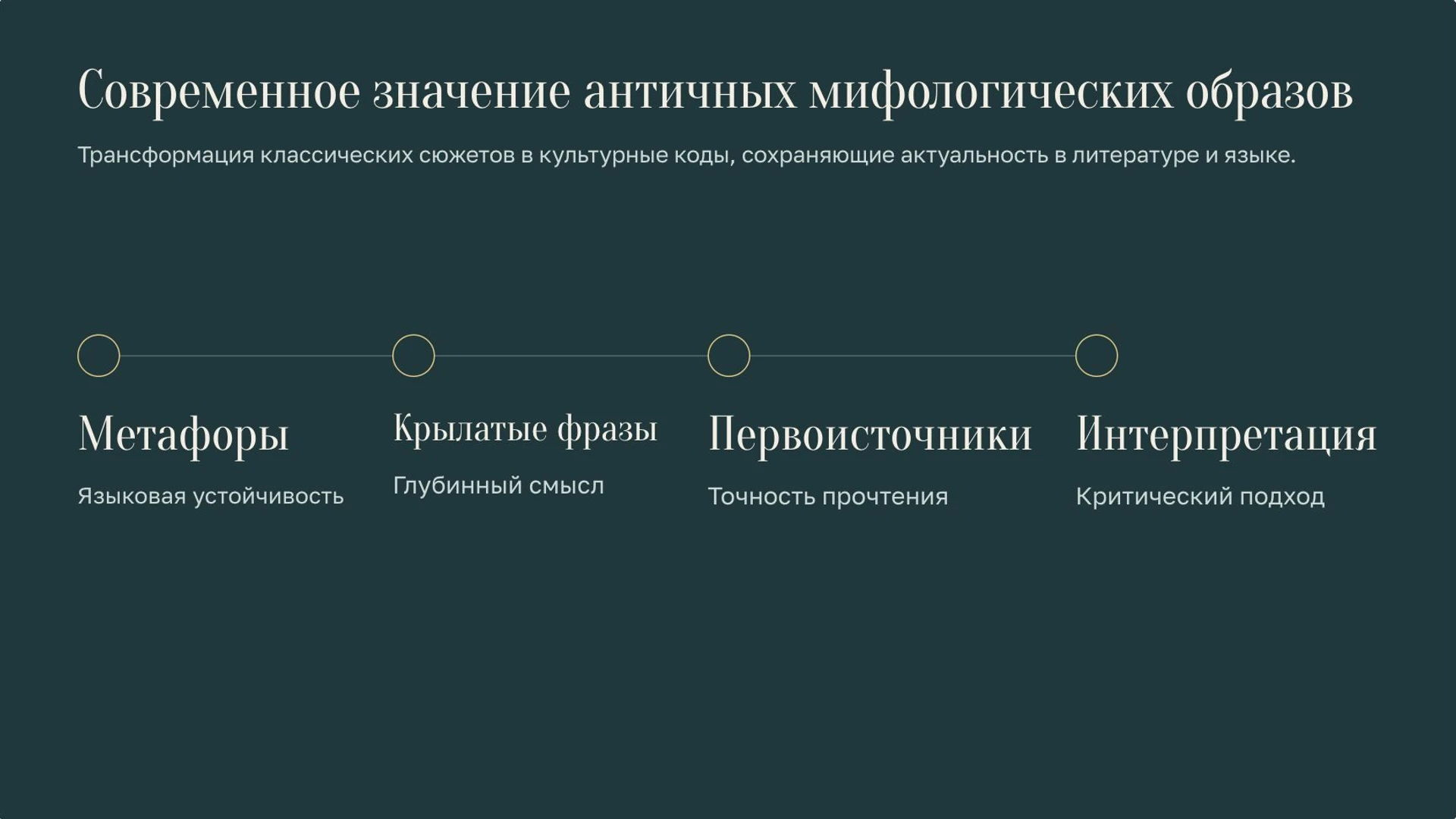 Слайд 9 «Современное значение античных мифологических образов» из презентации «Мифы Древней Греции».