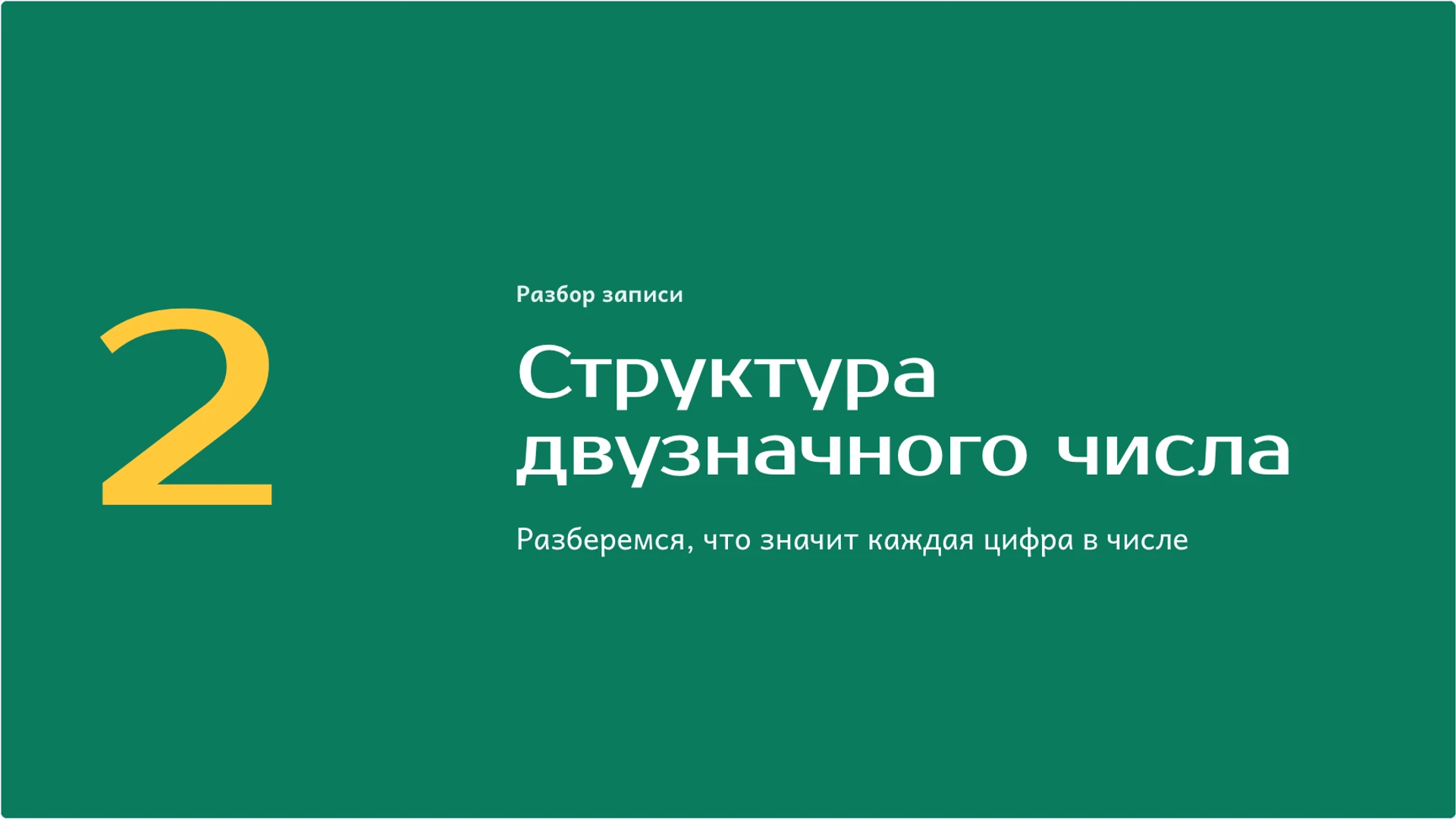 Слайд 4 «Структура двузначного числа» из презентации «Десятки и единицы: как устроена двузначная запись».