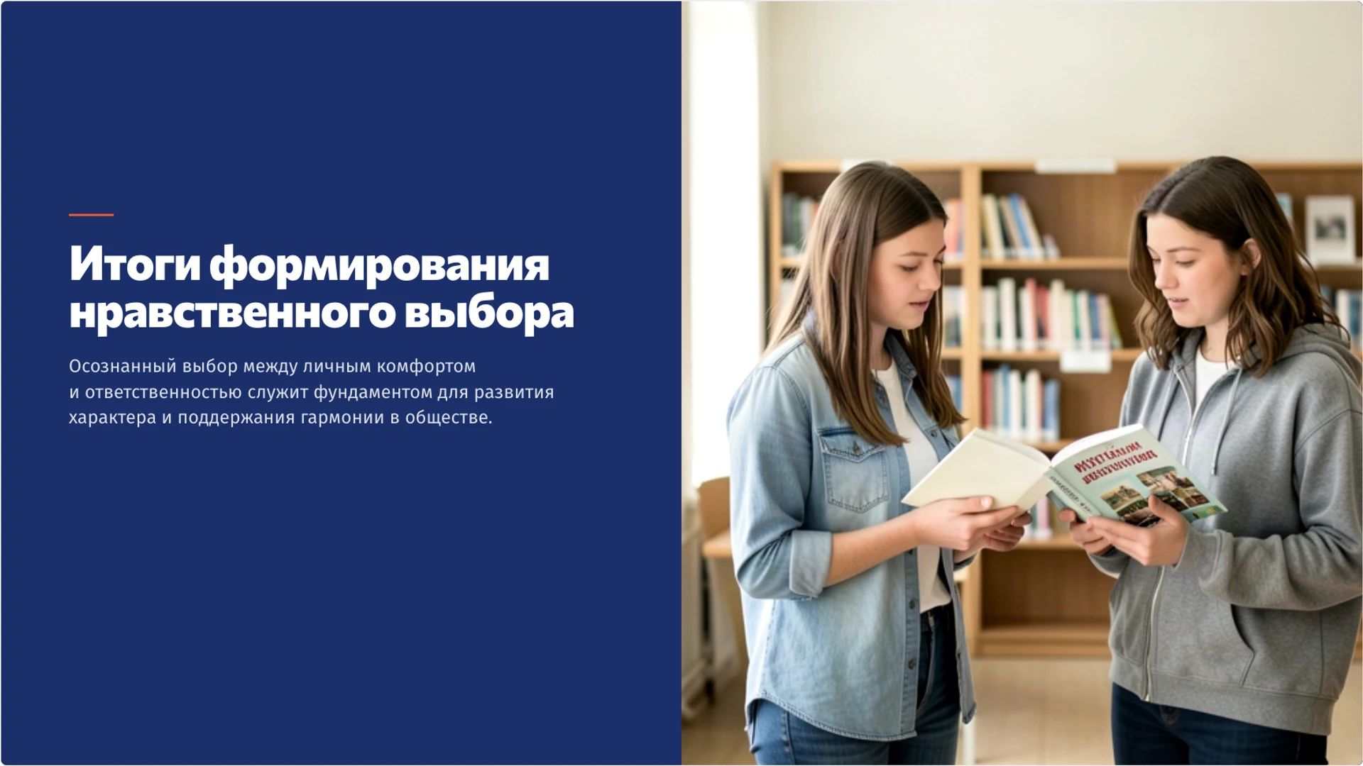 Слайд 10 «Итоги формирования нравственного выбора» из презентации «Ценности человека: ориентиры и нравственный выбор».