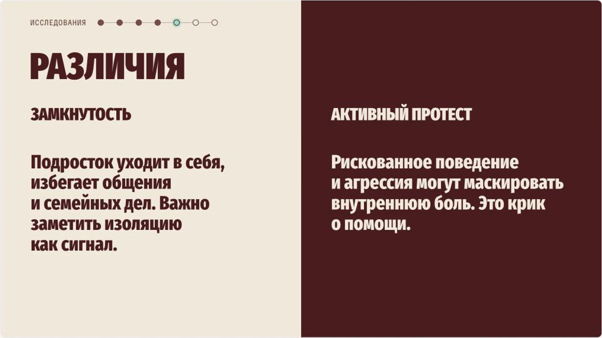 Слайд 6 «Различия» из презентации «Поддержка подростков в кризисе: признаки риска и помощь».