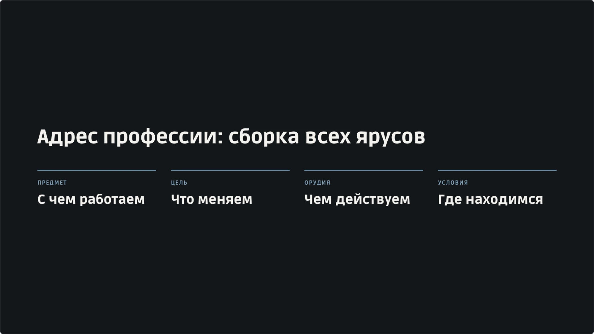 Слайд 22 «Адрес профессии: сборка всех ярусов» из презентации «Мир профессий: классификация и выбор пути».