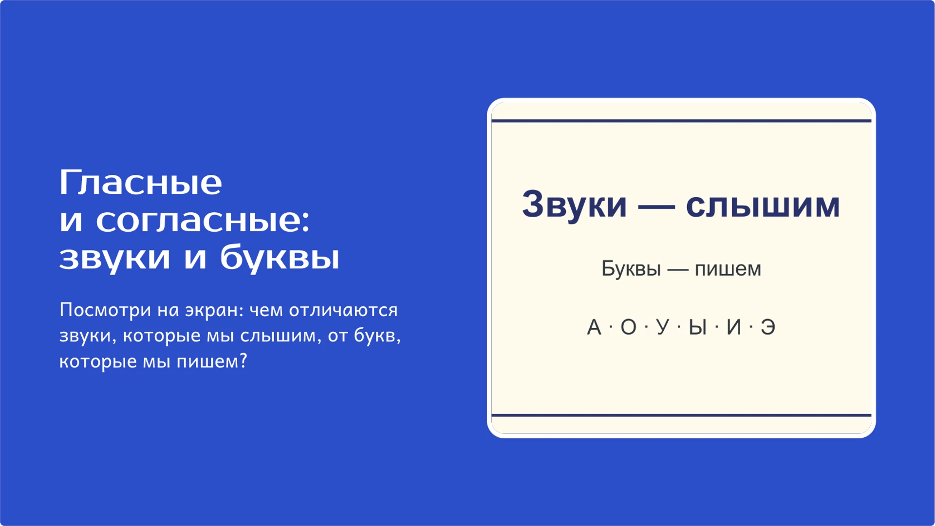 Обложка: Гласные и согласные: звуки и буквы