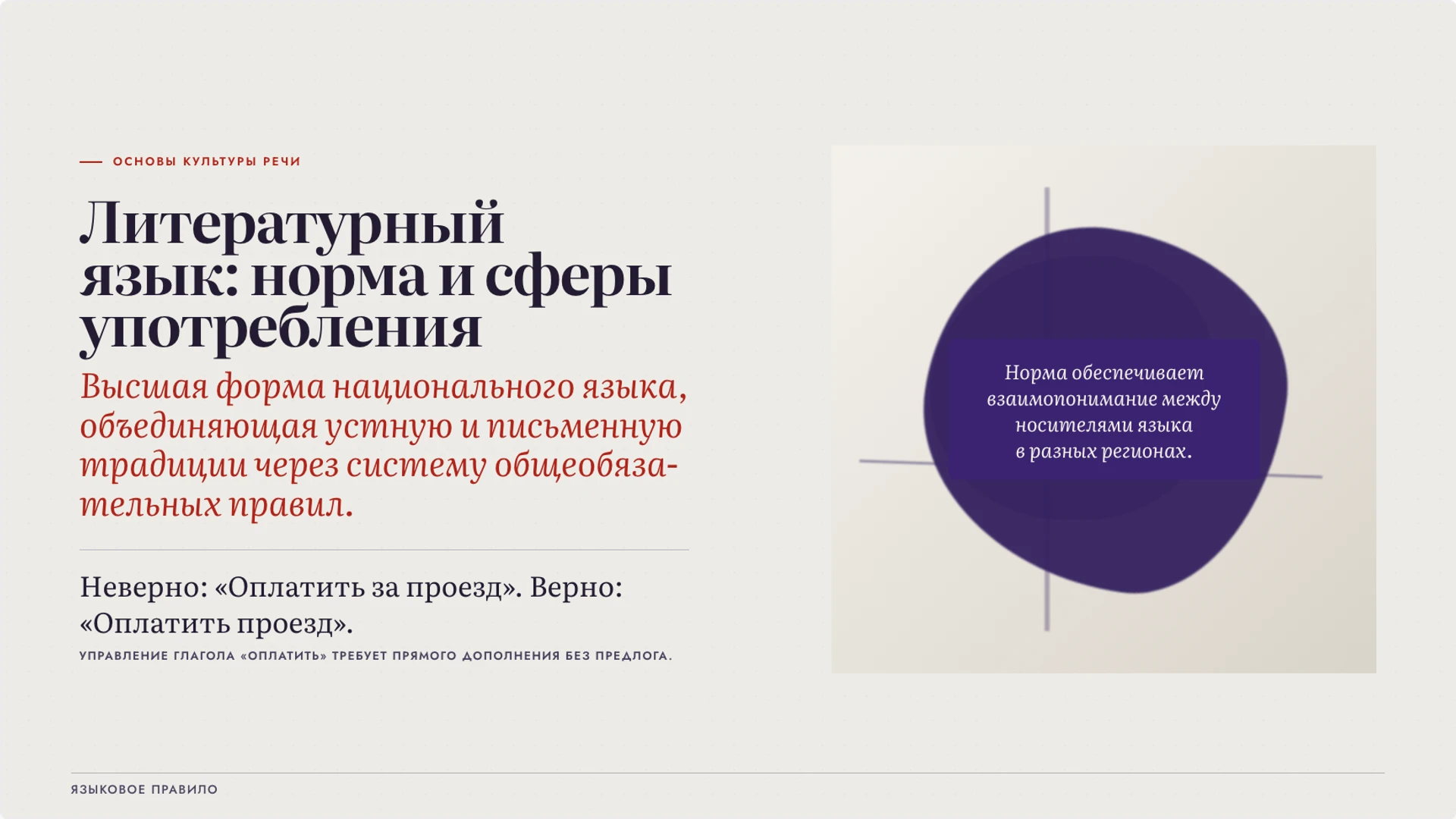 Обложка: Литературный язык: норма и сферы употребления