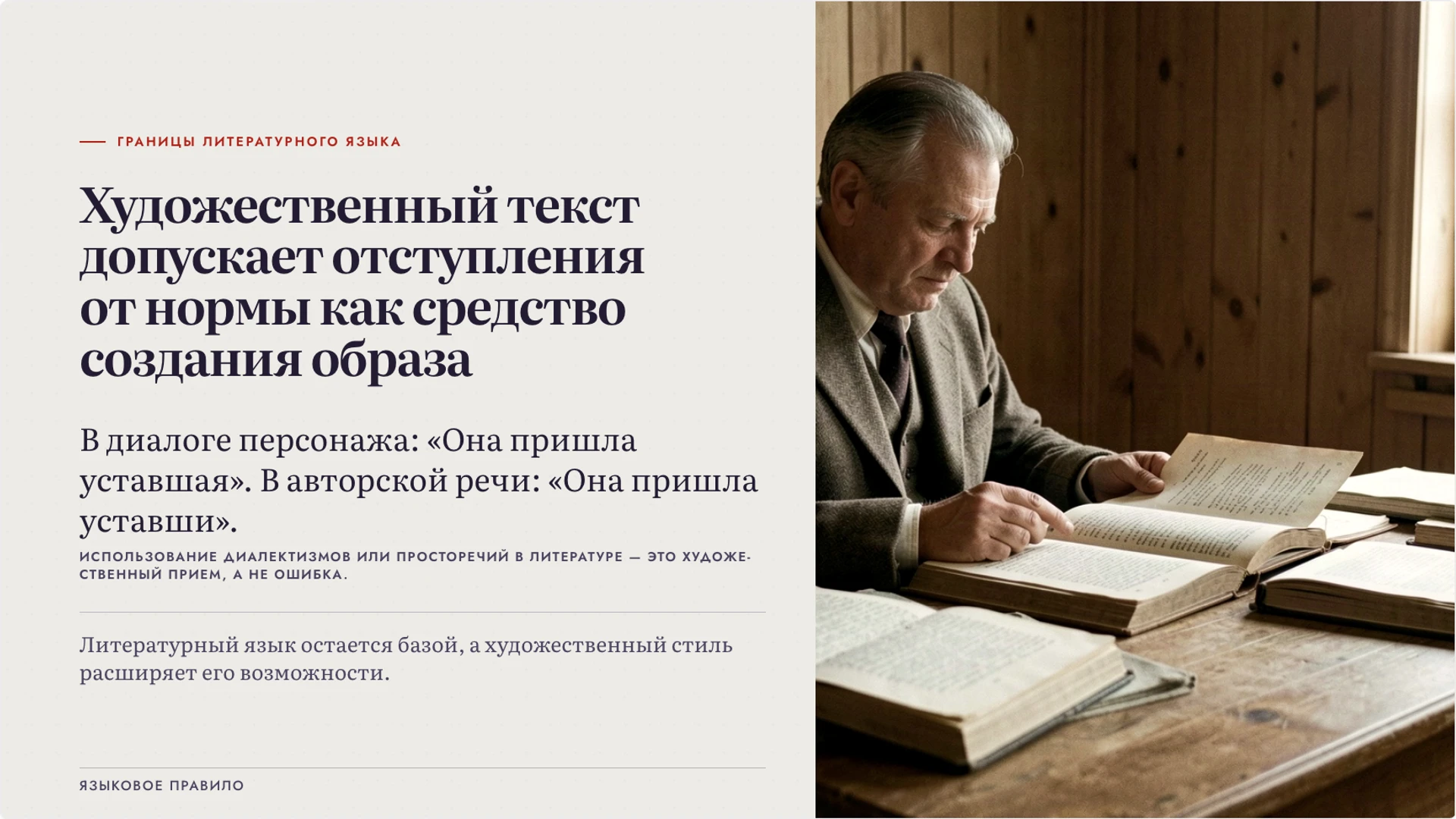 Слайд 4 «Литературный язык и язык художественной литературы» из презентации «Литературный язык: норма и сферы употребления».