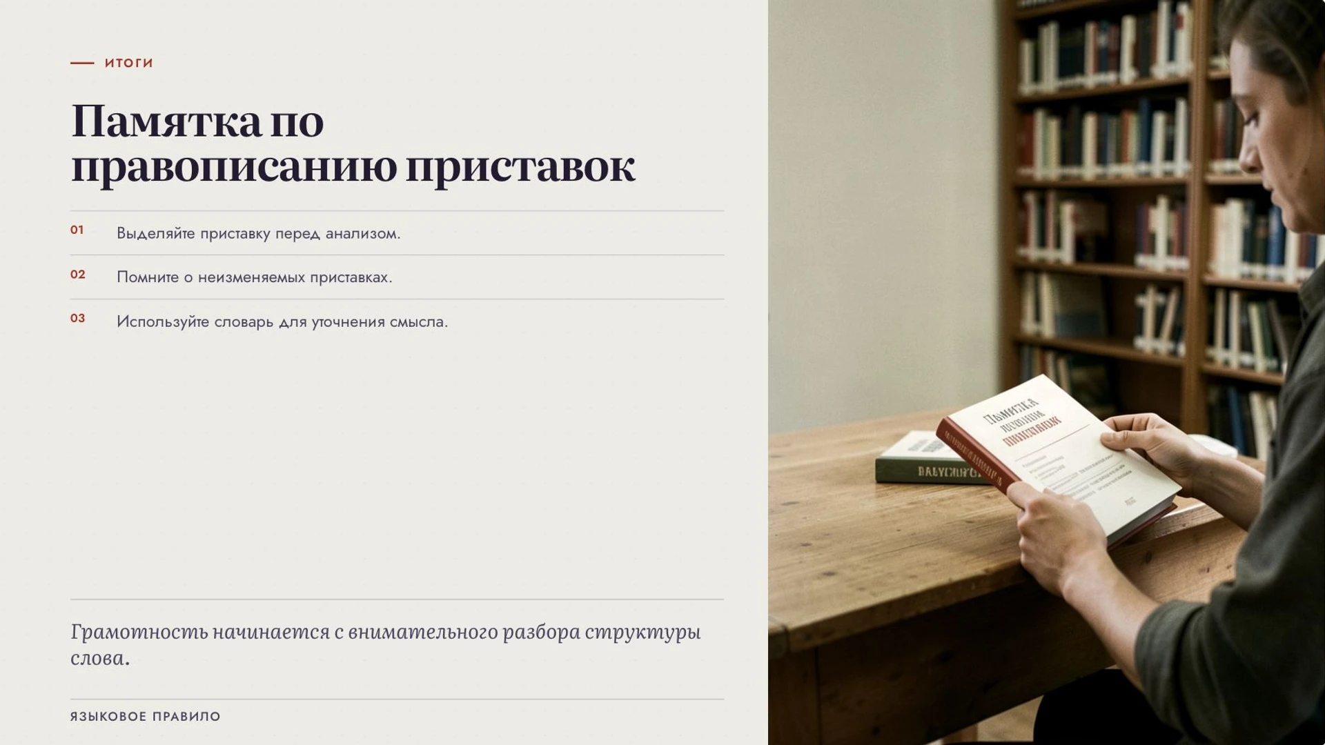 Слайд 10 «Памятка по правописанию приставок» из презентации «Правописание приставок».