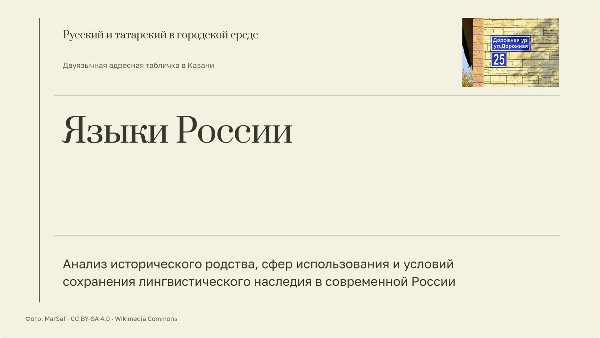 Обложка: Языки России