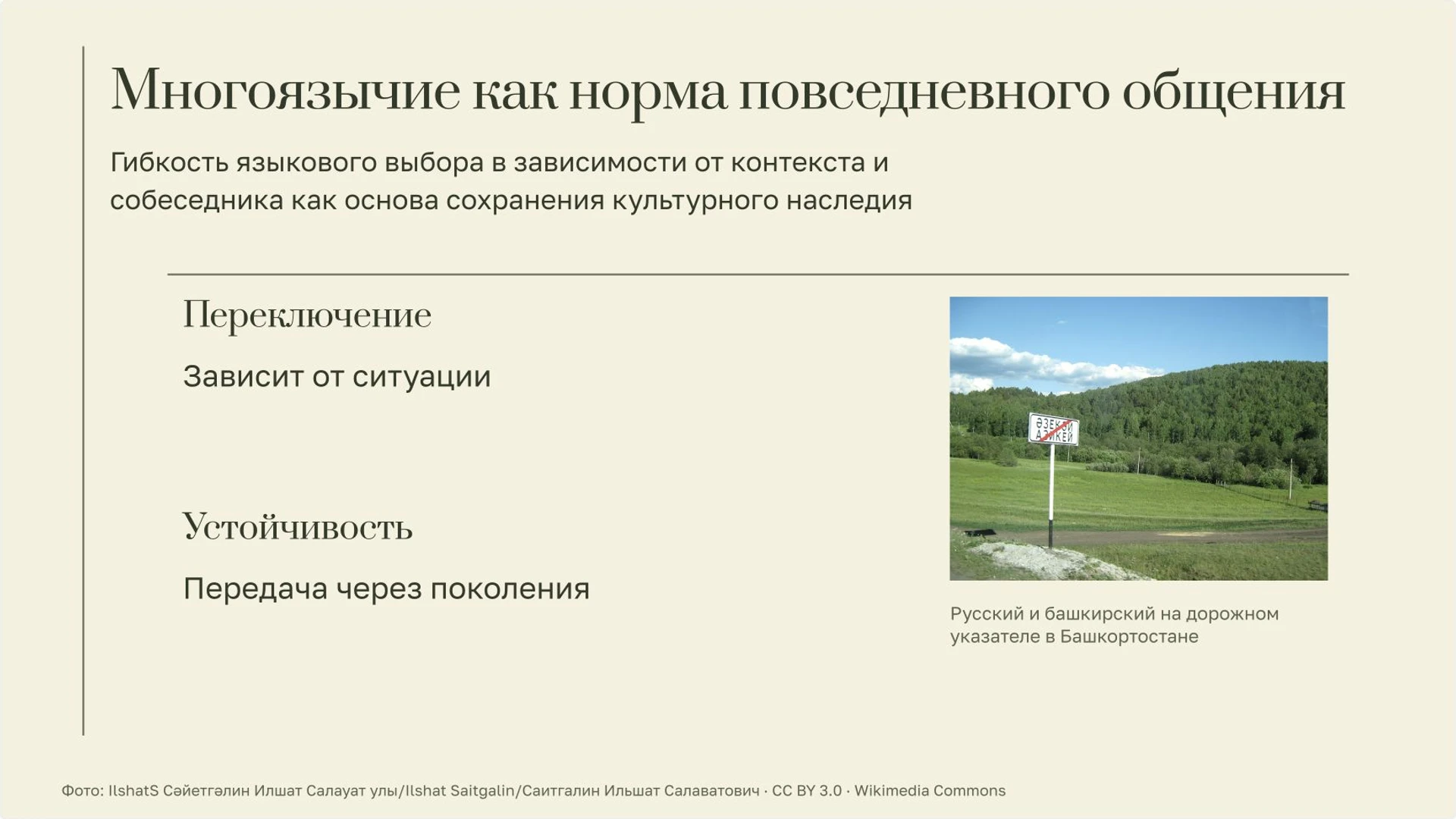 Слайд 5 «Многоязычие как норма повседневного общения» из презентации «Языки России».